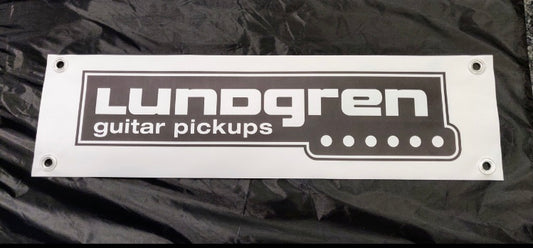 Lundgren Guitar Pickups Wall Banner